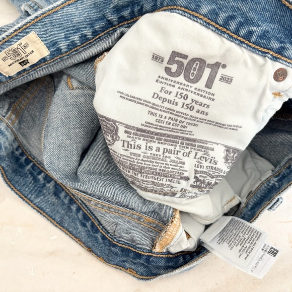 Levi's 501 90s Patchwork Shorts - Picture 4 of 6